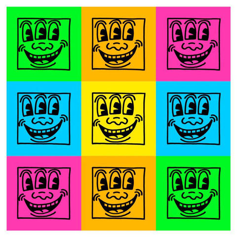 Three-Eyed Faces Sticker Sheet