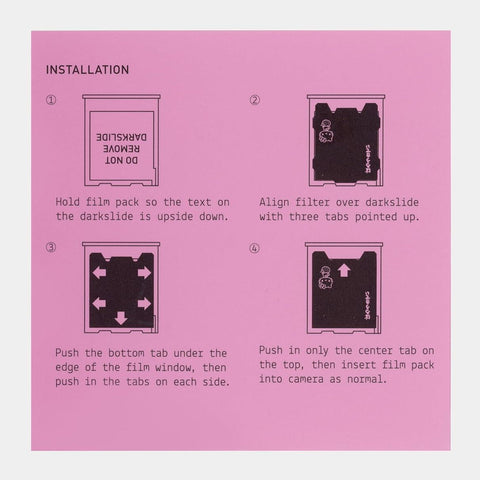 Hello Kitty Strawberry Kawaii Instant Film Camera Photo Filter Set