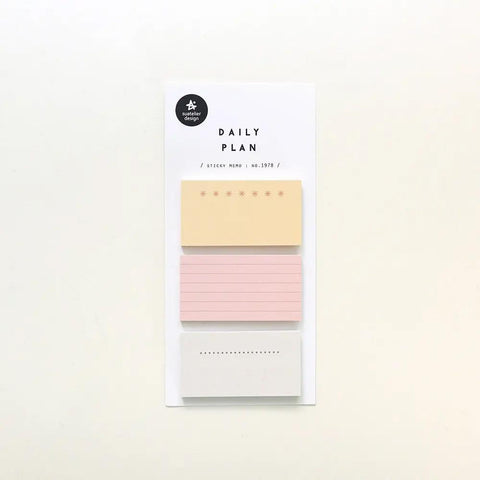 Daily Plan 64 Sticky Memos