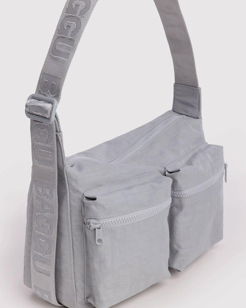 Medium Cargo Crossbody Bag: Fog