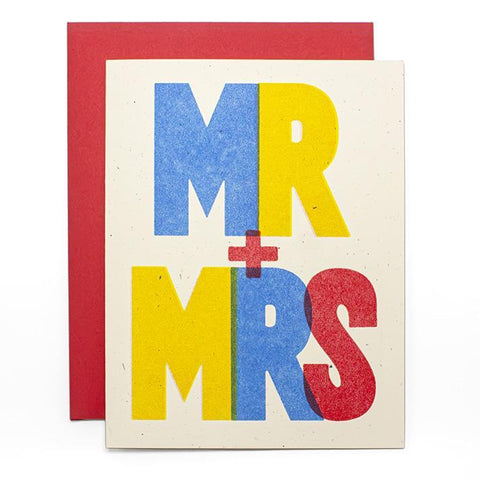 Mr + Mrs Card