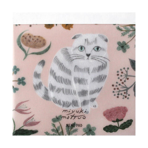 Miyuki Matsuo Cat Memo Pads