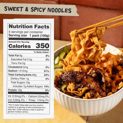 Sweet + Spicy Noodles