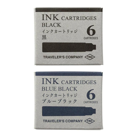 TRAVELER'S COMPANY Brass Fountain + Rollerball Ink Cartridges