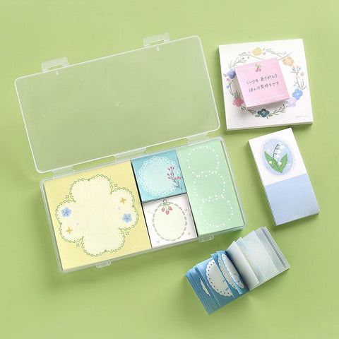 Language of Flowers MEMONO Memo Pad Set