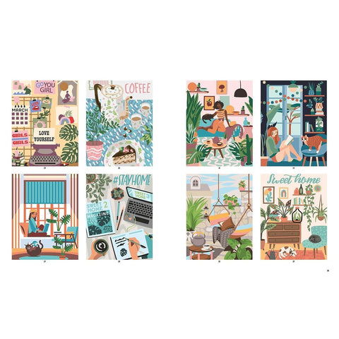 Color by Numbers: Cozy Home