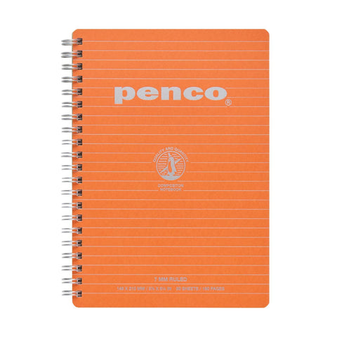 Wirebound A5 Ruled Notebooks