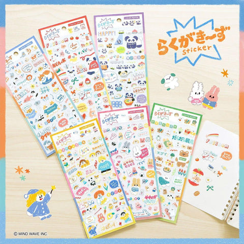 Scribbles Stickers, Panda