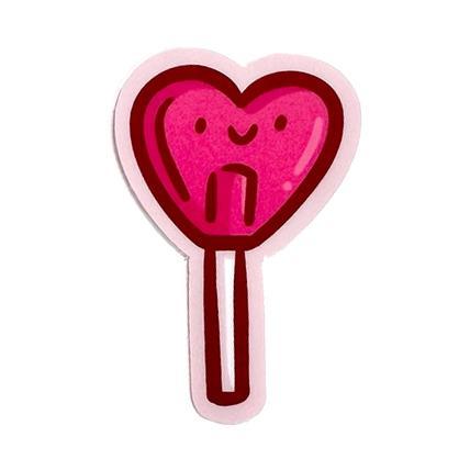 Heart Lollipop Mini Sticker