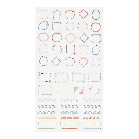 Date Circle Decorative Sticker Sheet