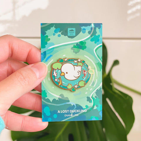 Lost Duckling Enamel Pin