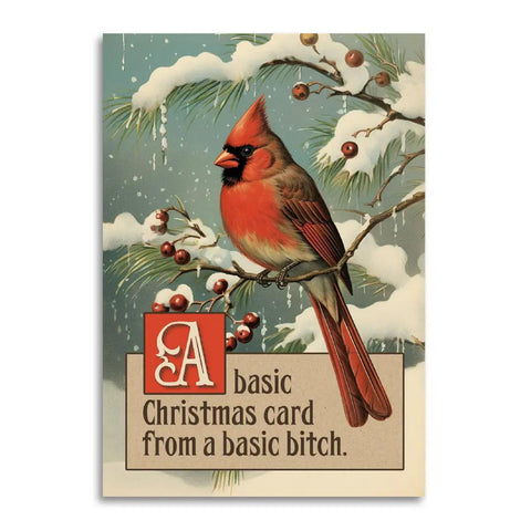 Basic Bitch Christmas Card
