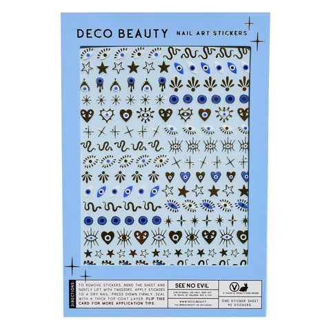 See No Evil Nail Art Stickers