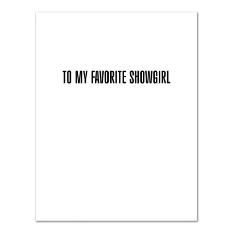 Showgirl Era Birthday Card