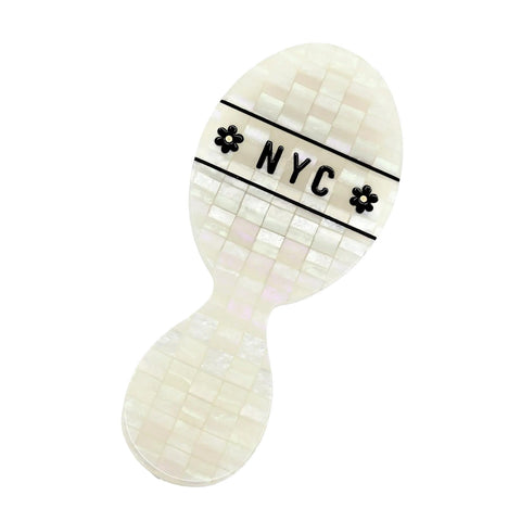 NYC Mosaic Handbag Hero Hairbrush