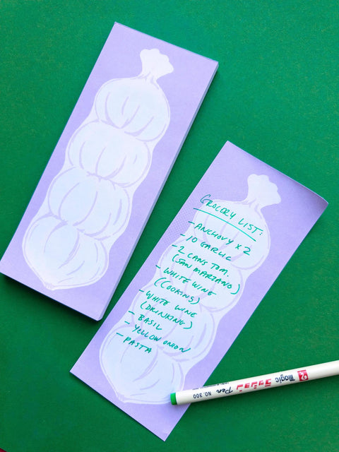 Garlic Memo Pad