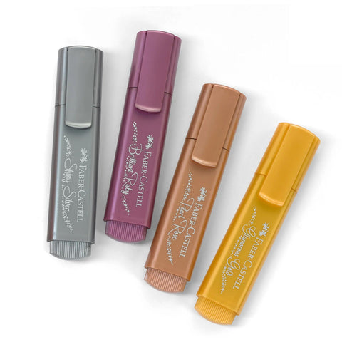 Metallic Textliner 46 Highlighters, Set of 4