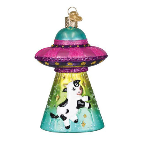 Cow Abduction Ornament