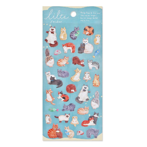 Lilts Puffy Cats Sticker Sheet