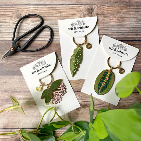 Begonia Maculata Keychain