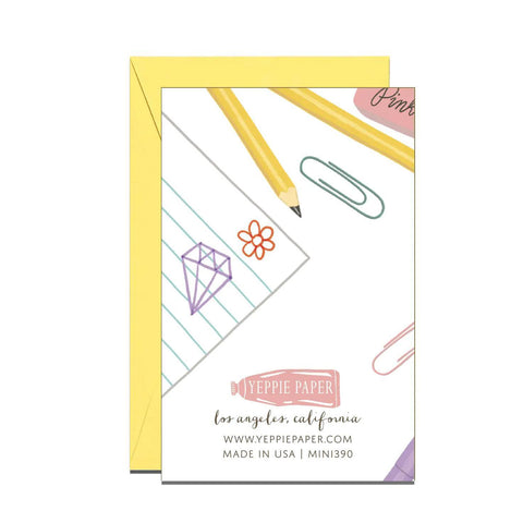 Note to Teacher Mini Card