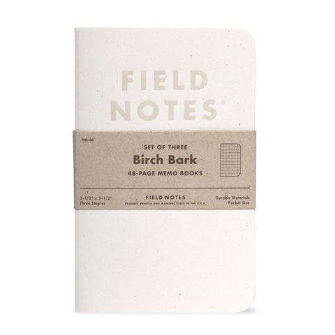 Field Notes Birch Bark