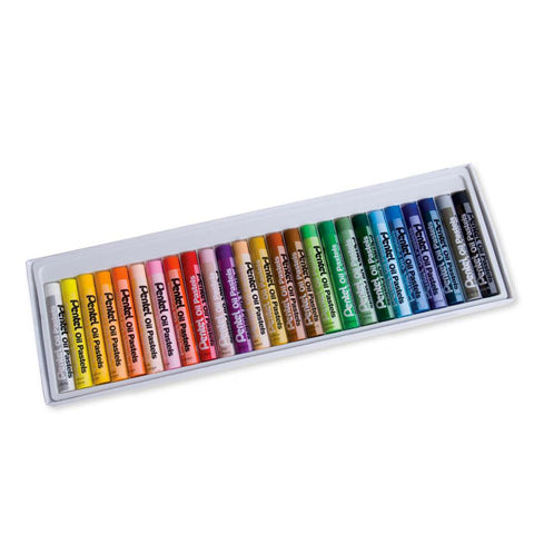 Pentel Arts Oil Pastels, Set of 25
