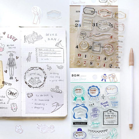 Clear Stamps, Vintage Date