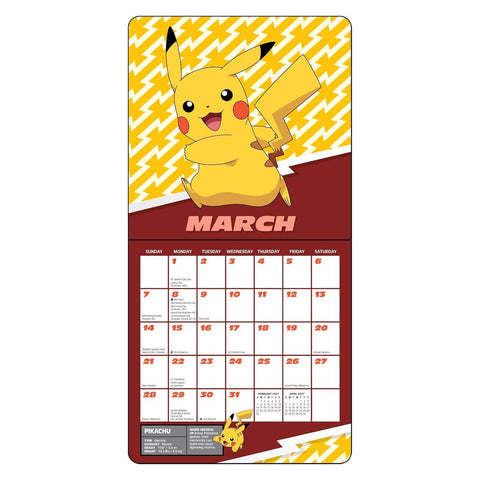 Pokémon 2027 Mini Wall Calendar
