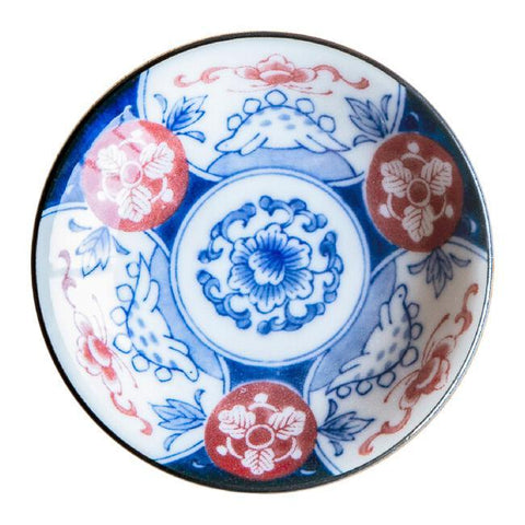 Mino Ware Mini Dragon Plates