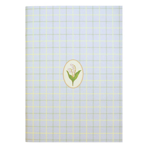 Lily of the Valley Check  Everyday Notebook
