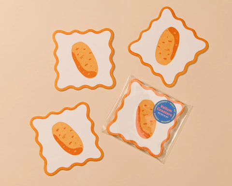 Potato Coasters Set