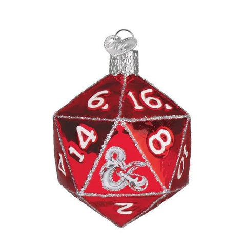 D+D d20 Dice Ornament