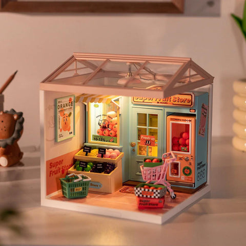 Super Fruit Store DIY Miniature Kit