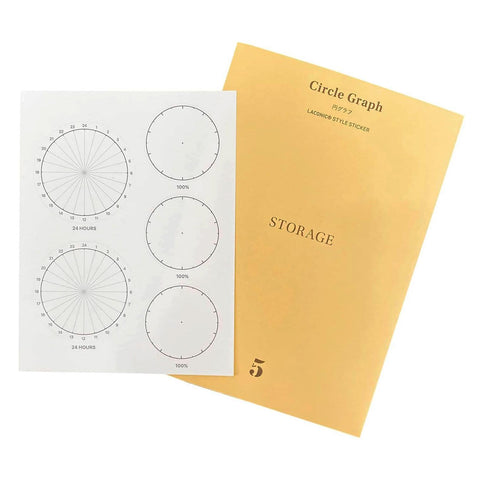 Circle Graph Style Stickers