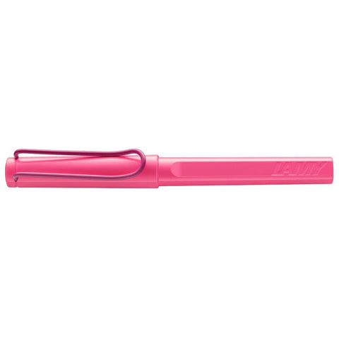 LAMY Safari Rollerball Pen, Neon Pink