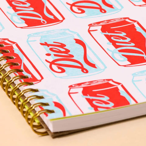 Diet Soda A5 Spiral Notebook
