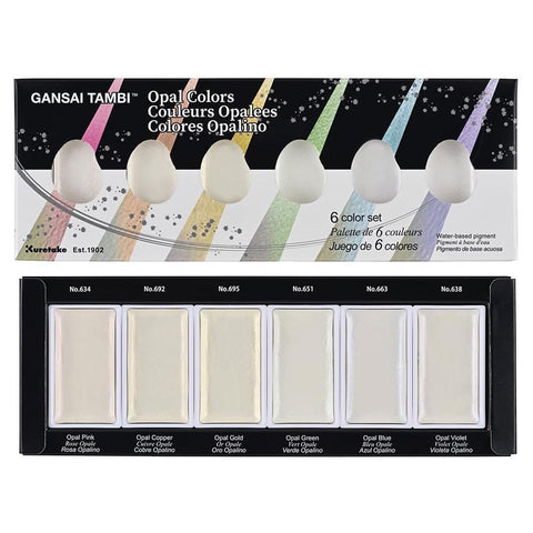 Gansai Tambi Metallic Watercolor Set, Opal