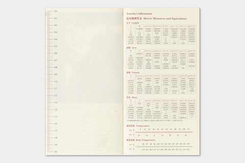 TRAVELER'S notebook, Regular Size, 2027 Monthly