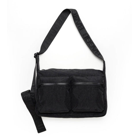 Medium Cargo Crossbody Bag: Black