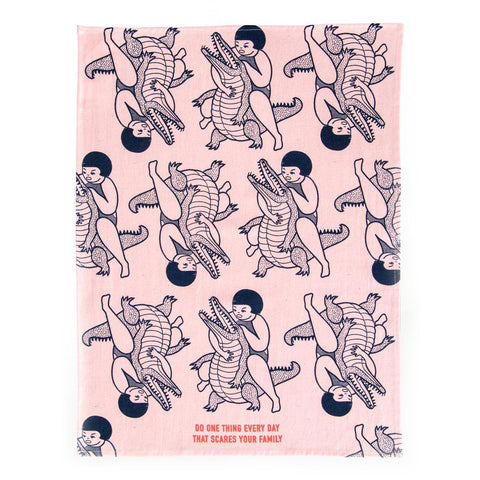 Scare Your Family Dish Towel