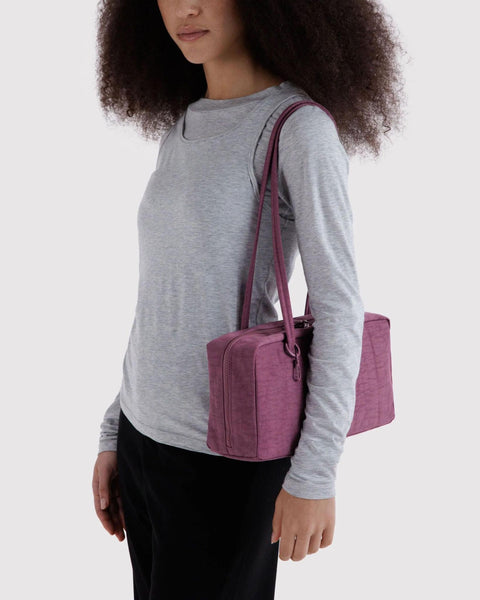 Nylon Bowler Bag: Wild Plum