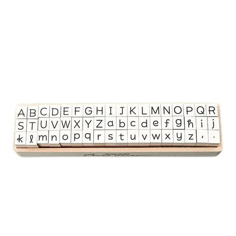 Uppercase + Lowercase Alphabet Stamp Set