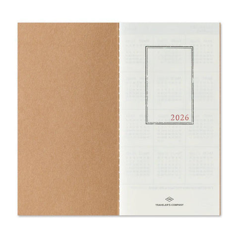 TRAVELER'S notebook, Regular Size, 2026 Diary (Monthly)