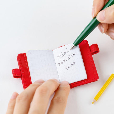 Hobonichi Techo Mini Keychain, Red