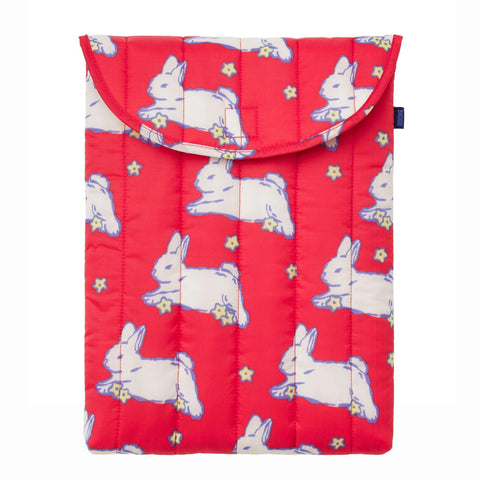 Puffy Laptop Sleeve: Bunnies, 16"