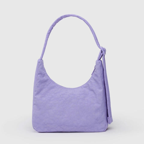 Mini Nylon Shoulder Bag: Embroidered Hello Kitty + My Melody