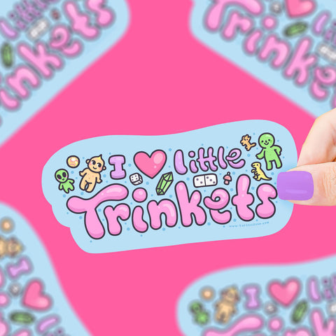 I ❤️ Little Trinkets Sticker