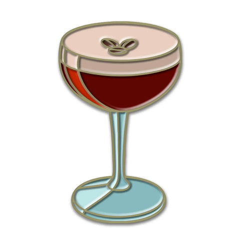 Espresso Martini Enamel Pin