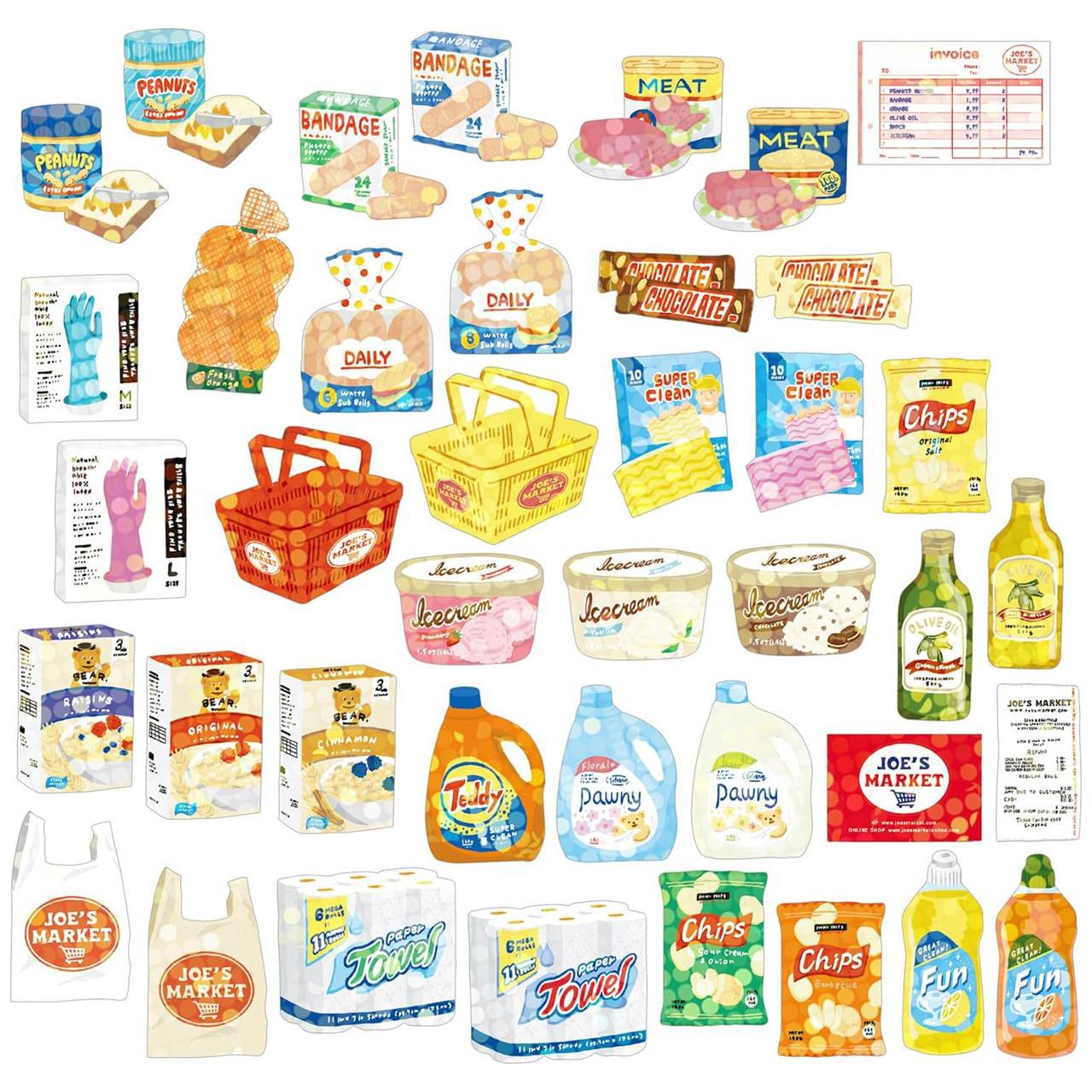 Supermarket Hako Seal Stickers – Zakka Joy